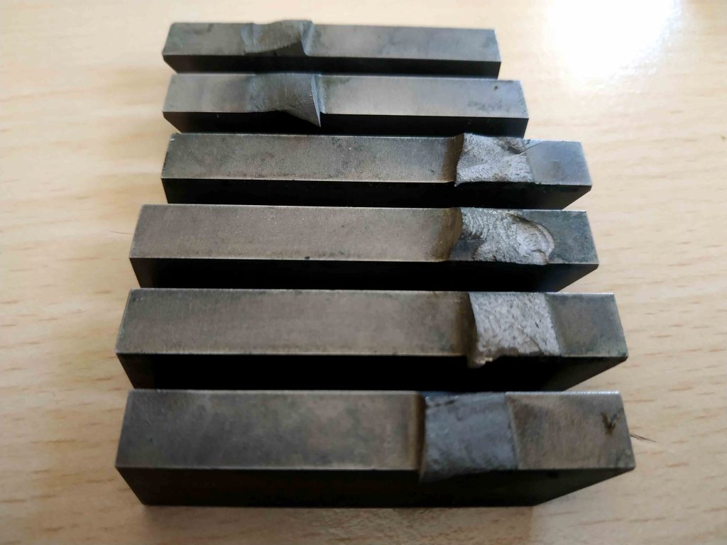 Couteau queuteuse cassé